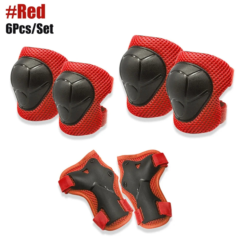 Knee Pads for Kids, Knee Pads and Elbow Pads Set Toddler 3-10 Years Protective Gear Set for Girls Boys with Wrist Guards for Skating Cycling Bike Rollerblading Scooter