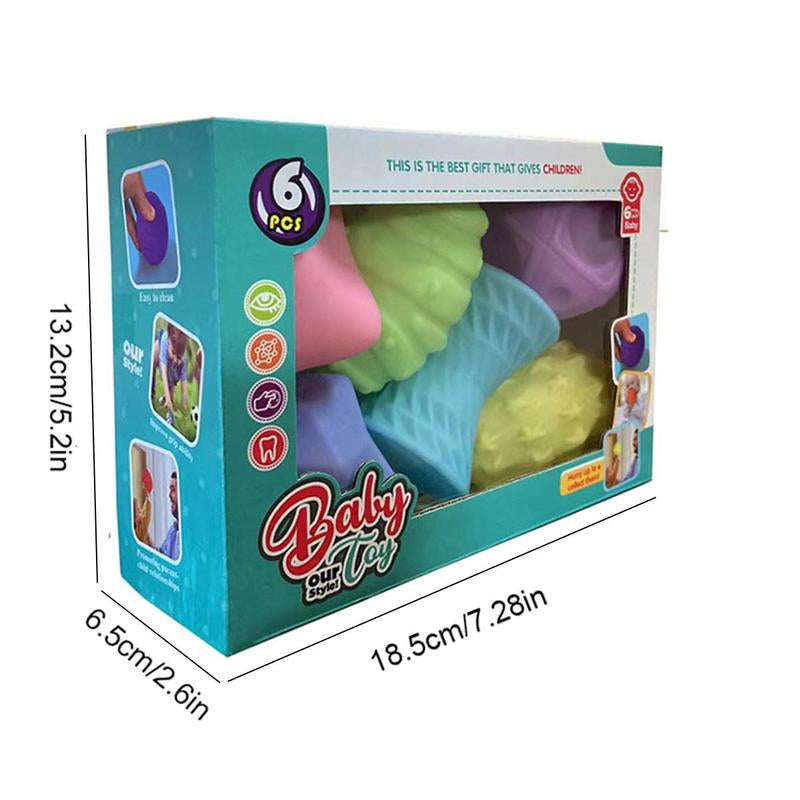 Baby Sensory Ball Toy, Soft Textured Grasping Ball, Baby Touch Training Ball, Perfect Gift for Babies, Soft Ball Design