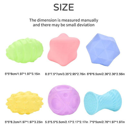 Baby Sensory Ball Toy, Soft Textured Grasping Ball, Baby Touch Training Ball, Perfect Gift for Babies, Soft Ball Design