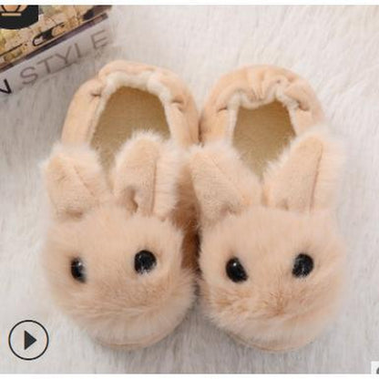 Toddler Baby Warm Shoes, Unisex First Walkers Winter Warm Anti-Slip Soft Solid Color Shoes