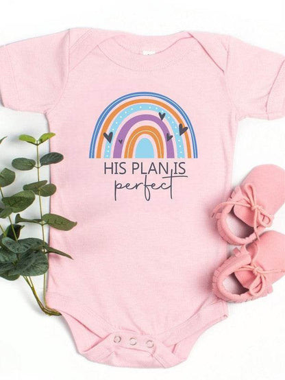His Plan Is Perfect Baby Onesie