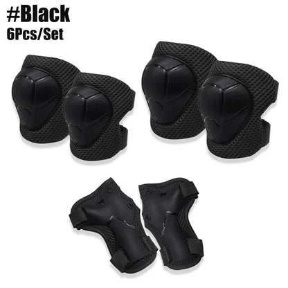 Knee Pads for Kids， Knee Pads and Elbow Pads Set Toddler 3-10 Years Protective Gear Set for Girls Boys with Wrist Guards for Skating Cycling Bike Rollerblading Scooter