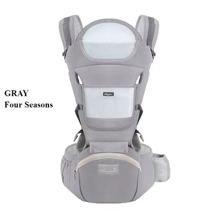 New Adjustable Ergonomic Baby Carrier Four Seasons Universal Baby Carrying Bag Waist Stool Strap Portable & Multifunctional