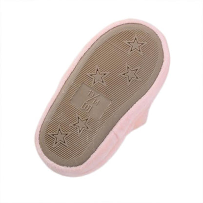 Toddler Baby Warm Shoes, Unisex First Walkers Winter Warm Anti-Slip Soft Solid Color Shoes