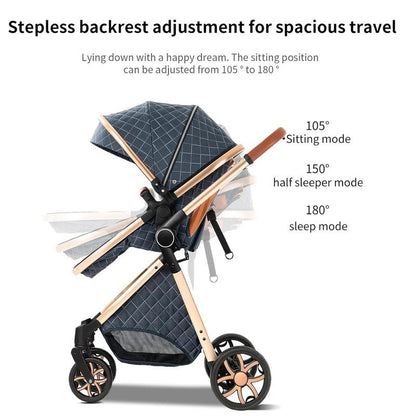 [Weekly Picks] Baby Stroller, Deals for You Days, 4-In-1 Portable & Foldable Toddler Stroller with Sunshade, High Quality & Lightweight Travel Stroller for Babies Outdoor Fun, Adjustable Stroller and Accessories Combo Set, One-Click Folding.]