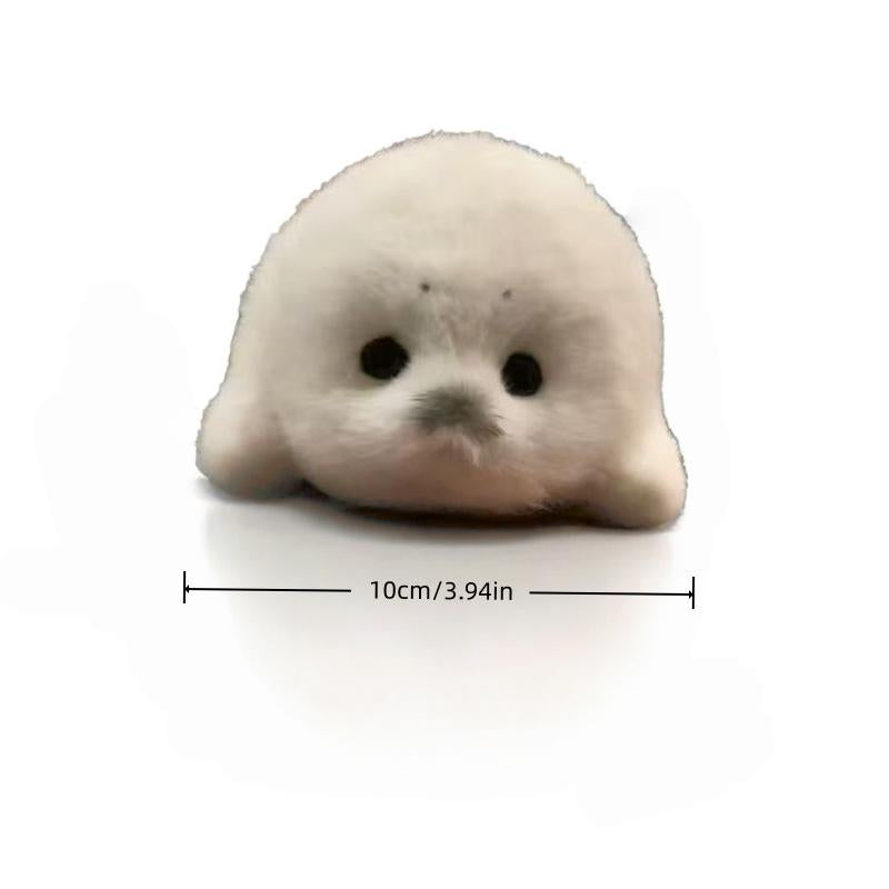 Cute Plush Baby Seal Toy, Stuffed Animal, Ocean Guardian Hanging Decoration, Realistic Sea Lion Gift, Adorable Marine Life Figurine, Soft Cuddly Gift for Kids