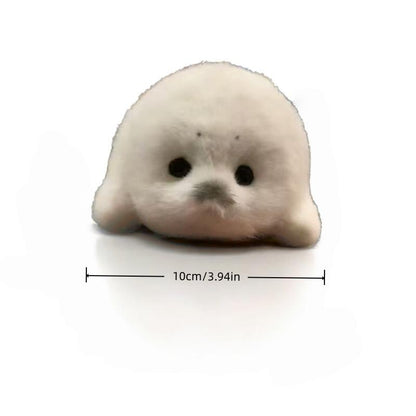 Cute Plush Baby Seal Toy, Stuffed Animal, Ocean Guardian Hanging Decoration, Realistic Sea Lion Gift, Adorable Marine Life Figurine, Soft Cuddly Gift for Kids