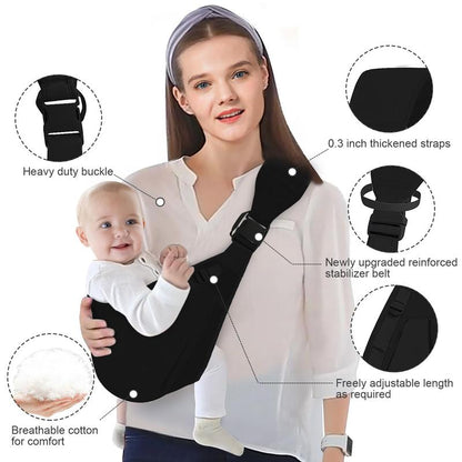 Suitable for 1-3 Years Old Breathable Soft Baby Carrier Suitable for Newborn to Toddler Adjustable Single Shoulder Labor-Saving Baby Carrier Toddler Carrier Hipsling