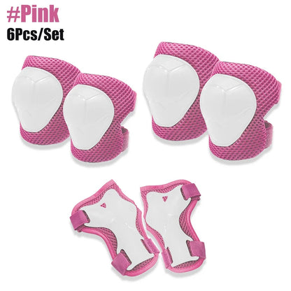Knee Pads for Kids， Knee Pads and Elbow Pads Set Toddler 3-10 Years Protective Gear Set for Girls Boys with Wrist Guards for Skating Cycling Bike Rollerblading Scooter