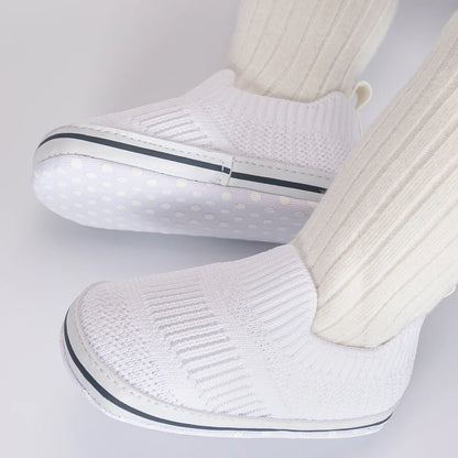 Baby Girls Boys Shoes Infant Casual Sneakers Newborn Soft Sole Slip on for First Walkers 3-18 Months