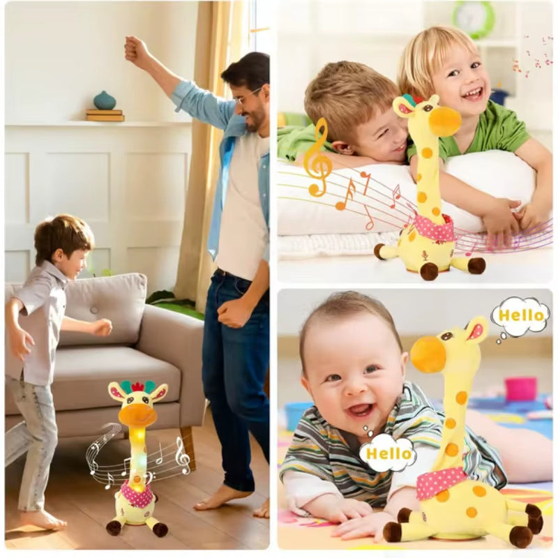 Musical Giraffe Toy – Sings Dances & Repeats What You Say Dancing Giraffe Toy Giraffe Stuffed Animal Toys