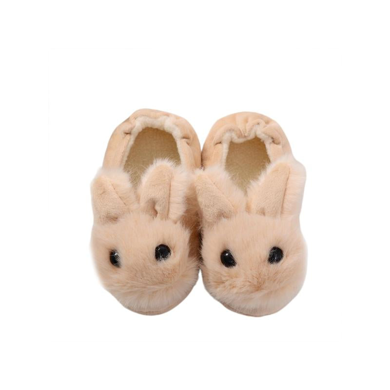 Toddler Baby Warm Shoes, Unisex First Walkers Winter Warm Anti-Slip Soft Solid Color Shoes