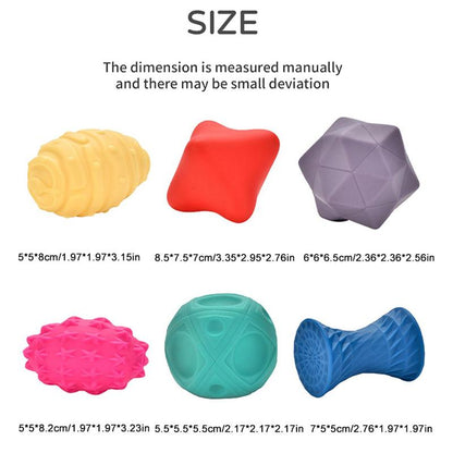 Baby Sensory Ball Toy, Soft Textured Grasping Ball, Baby Touch Training Ball, Perfect Gift for Babies, Soft Ball Design