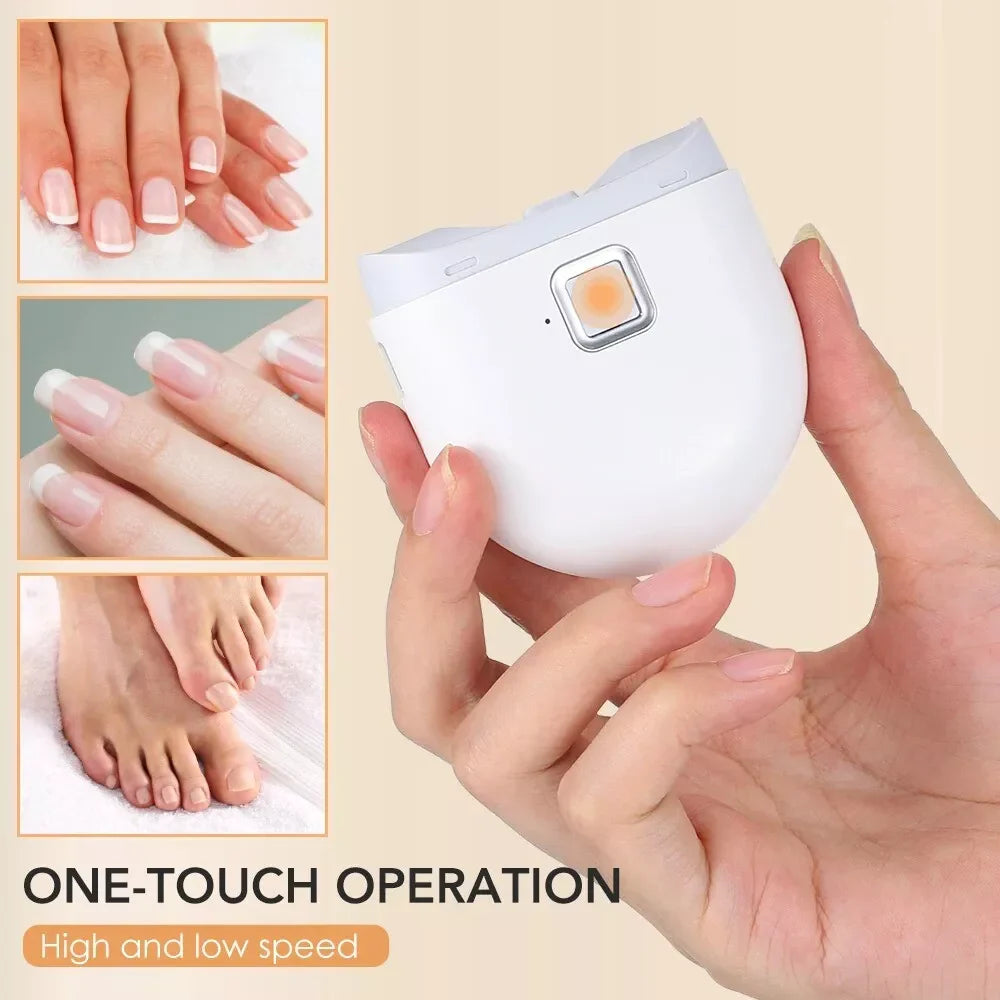 Safety Electric Nail Clipper Automatic Thick Nails Trimmer Professional Tool US