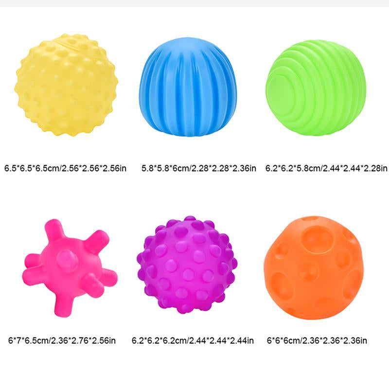 Baby Sensory Ball Toy, Soft Textured Grasping Ball, Baby Touch Training Ball, Perfect Gift for Babies, Soft Ball Design