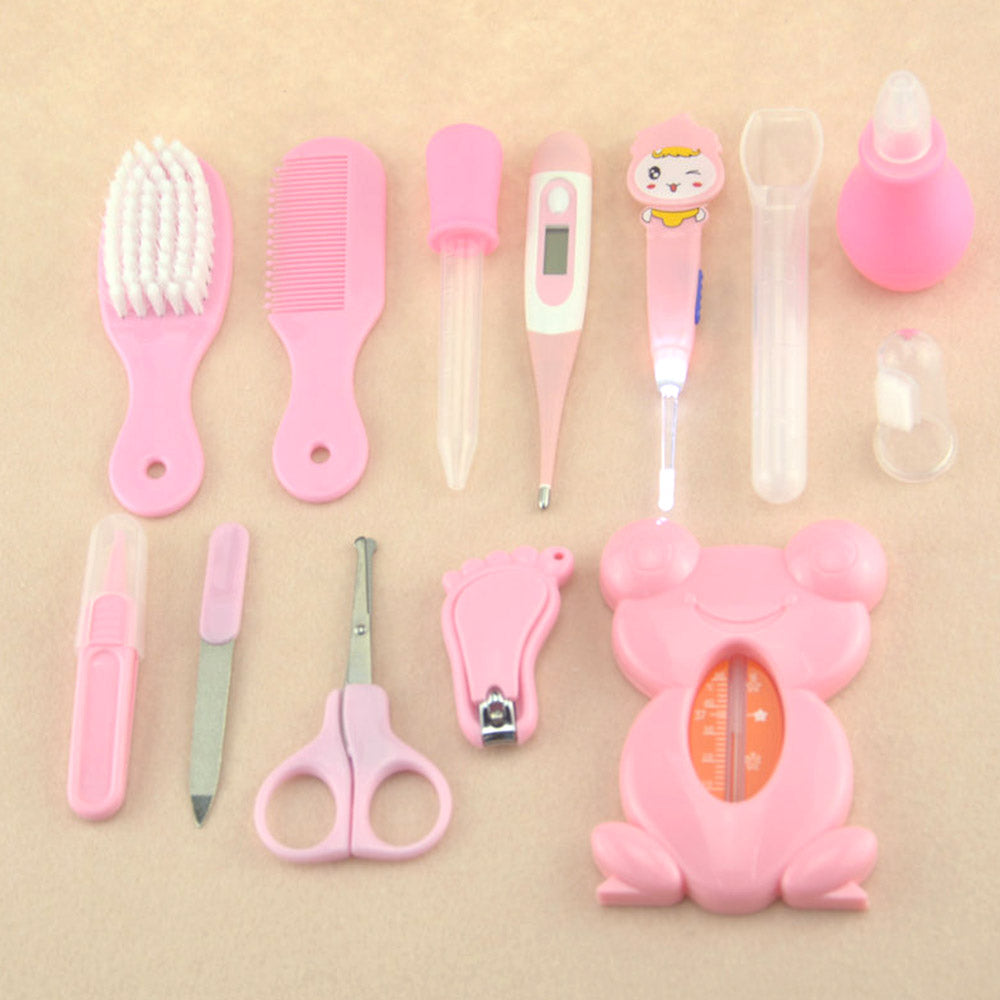 Baby Healthcare Nursery Care Kit Toddler Nail Clippers Medicine Dispenser Infant Comb Brush Baby Registry Gift