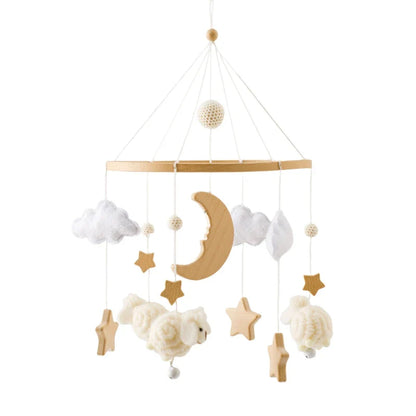 Baby Crib Mobile Arm,Hbm Wooden Mobile Arm for Crib Mobile Hanger for Crib Baby Girl Nursery Decor