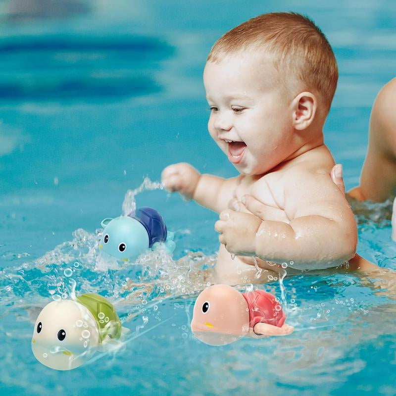 Bath Toys for Toddlers 1-3, Animal Floating Wind up Bathtub for Kids, Preschool Toddler New Born Infant Water Pool Toys