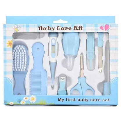 Baby Grooming Kit, Newborn Essentials Health Care All in 1 Set, Baby Must Have Accessories, Blue & Pink