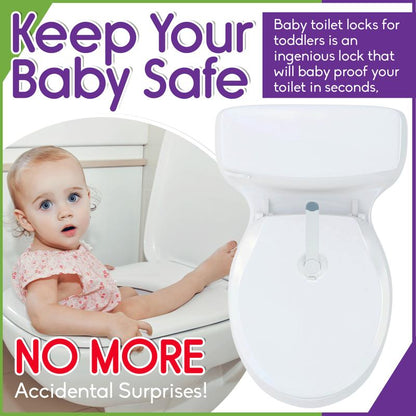 Mars Baby Child Safety Toilet Seat Lock - Keep Children Safe