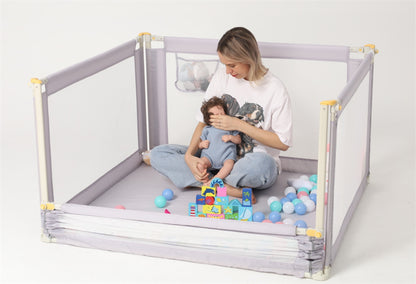 Baby'S Play Fence Protective Fence Infant Baby Toddler Fence Door Adjustable Height, Large Size Fence 120X120X68Cm