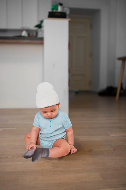 Unisex Toddler Socks, Baby Boy Socks, 9 Pack - Non Slip Low-Cut Grip Socks for Infants & Toddlers