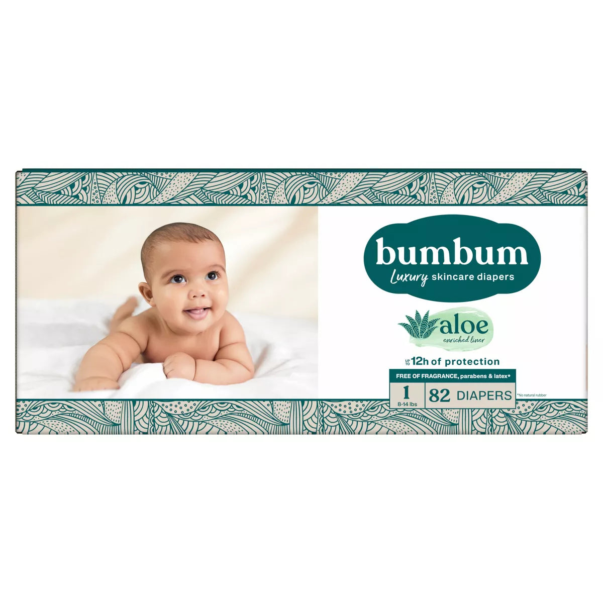 Bumbum Luxury Fragrance-Free Disposable Diapers - (Select Size and Count)