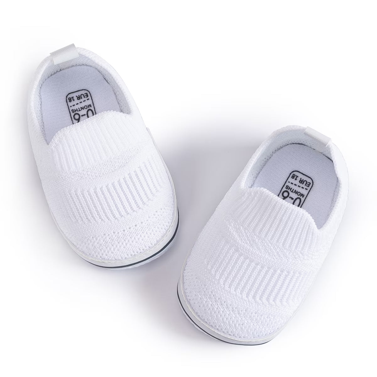 Baby Girls Boys Shoes Infant Casual Sneakers Newborn Soft Sole Slip on for First Walkers 3-18 Months