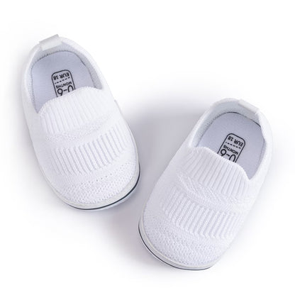 Baby Girls Boys Shoes Infant Casual Sneakers Newborn Soft Sole Slip on for First Walkers 3-18 Months