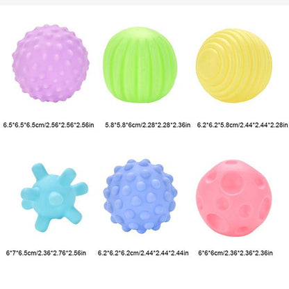 Baby Sensory Ball Toy, Soft Textured Grasping Ball, Baby Touch Training Ball, Perfect Gift for Babies, Soft Ball Design