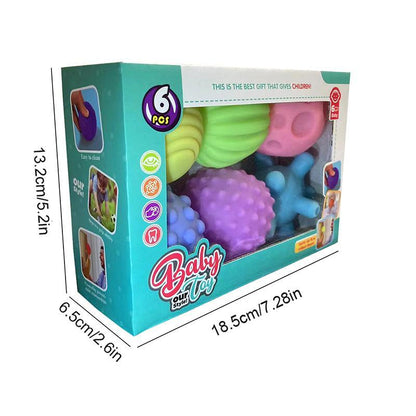 Baby Sensory Ball Toy, Soft Textured Grasping Ball, Baby Touch Training Ball, Perfect Gift for Babies, Soft Ball Design