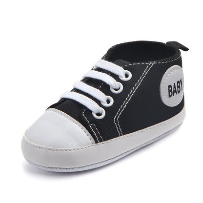 Canvas Classic Sports Sneakers Baby Boys Girls First Walkers Shoes Infant Toddler Soft Sole Anti-Slip Baby Shoes