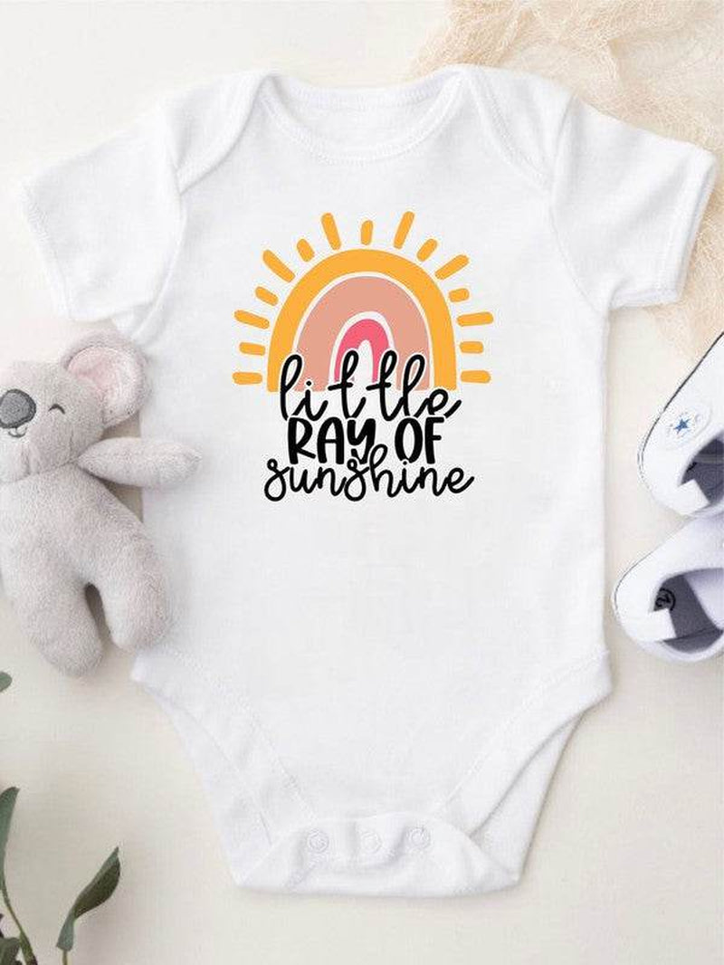Pink - Girl Little Ray of Sunshine Baby Onesie
