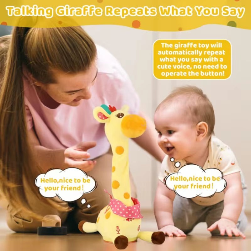 Musical Giraffe Toy – Sings Dances & Repeats What You Say Dancing Giraffe Toy Giraffe Stuffed Animal Toys