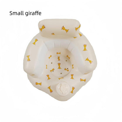 Cute Inflatable Baby Seat, Plant Pattern Inflatable Baby Sofa, Inflatable Baby Chair for Babies