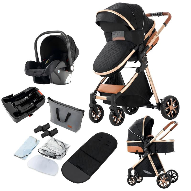 [Weekly Picks] Baby Stroller, Deals for You Days, 4-In-1 Portable & Foldable Toddler Stroller with Sunshade, High Quality & Lightweight Travel Stroller for Babies Outdoor Fun, Adjustable Stroller and Accessories Combo Set, One-Click Folding.]