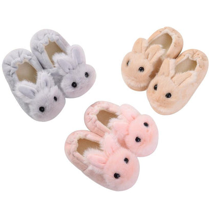 Toddler Baby Warm Shoes, Unisex First Walkers Winter Warm Anti-Slip Soft Solid Color Shoes