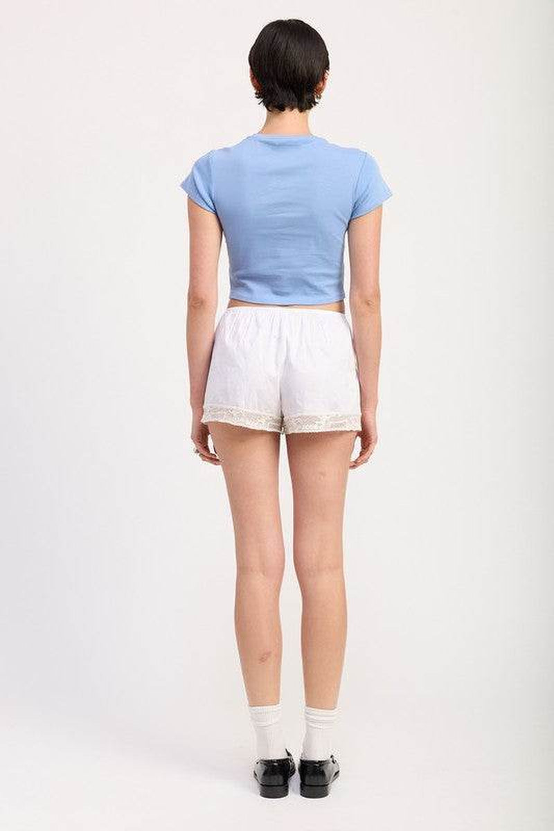 EMBROIDERED GRAPHIC BABY TEE