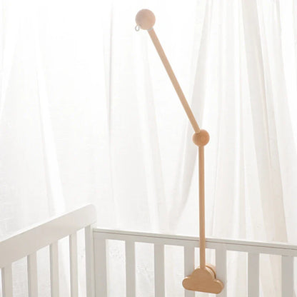 Baby Crib Mobile Arm,Hbm Wooden Mobile Arm for Crib Mobile Hanger for Crib Baby Girl Nursery Decor